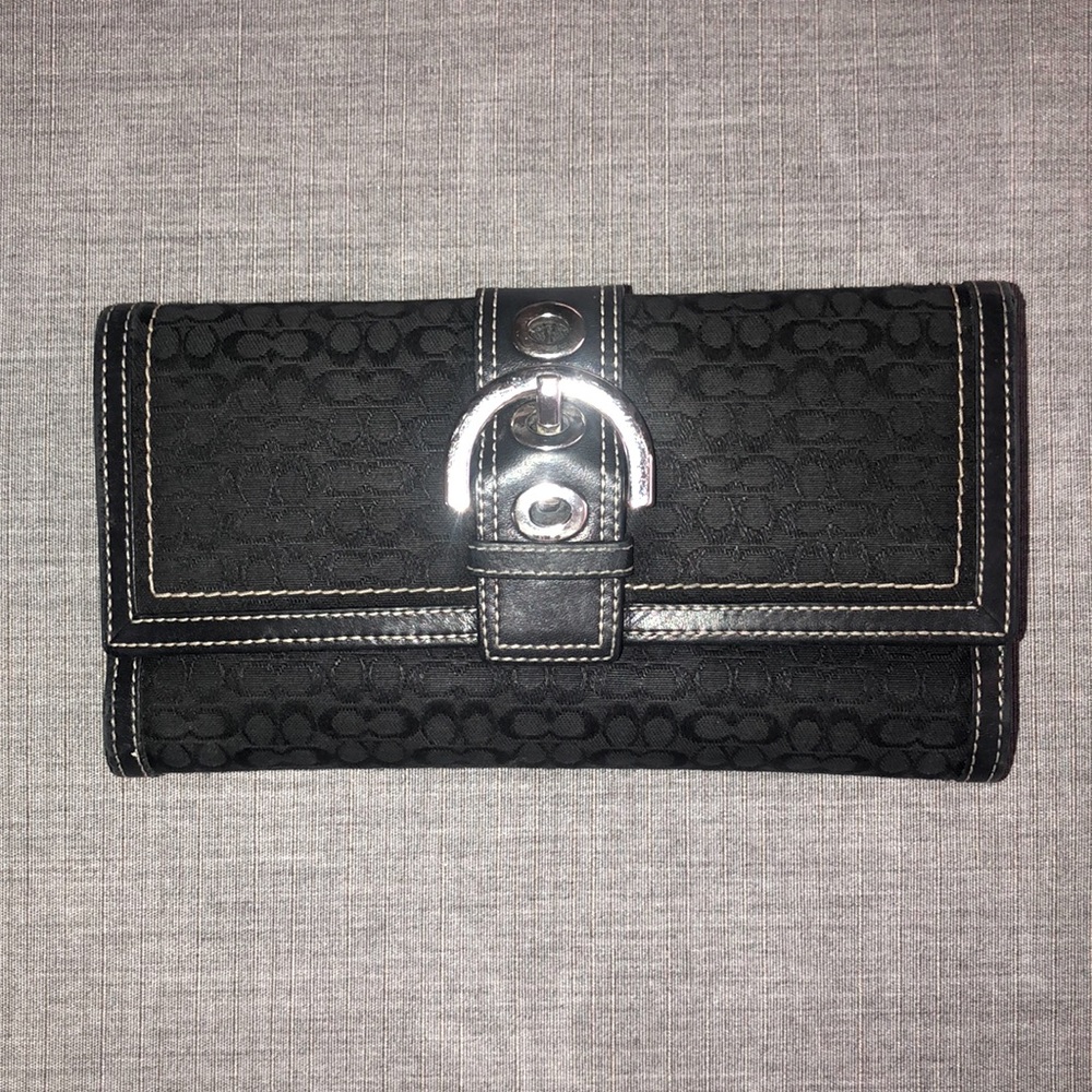 Coach Black Wallet